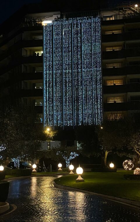 Illuminazione di lusso - Hotel Cavalieri Hilton Roma