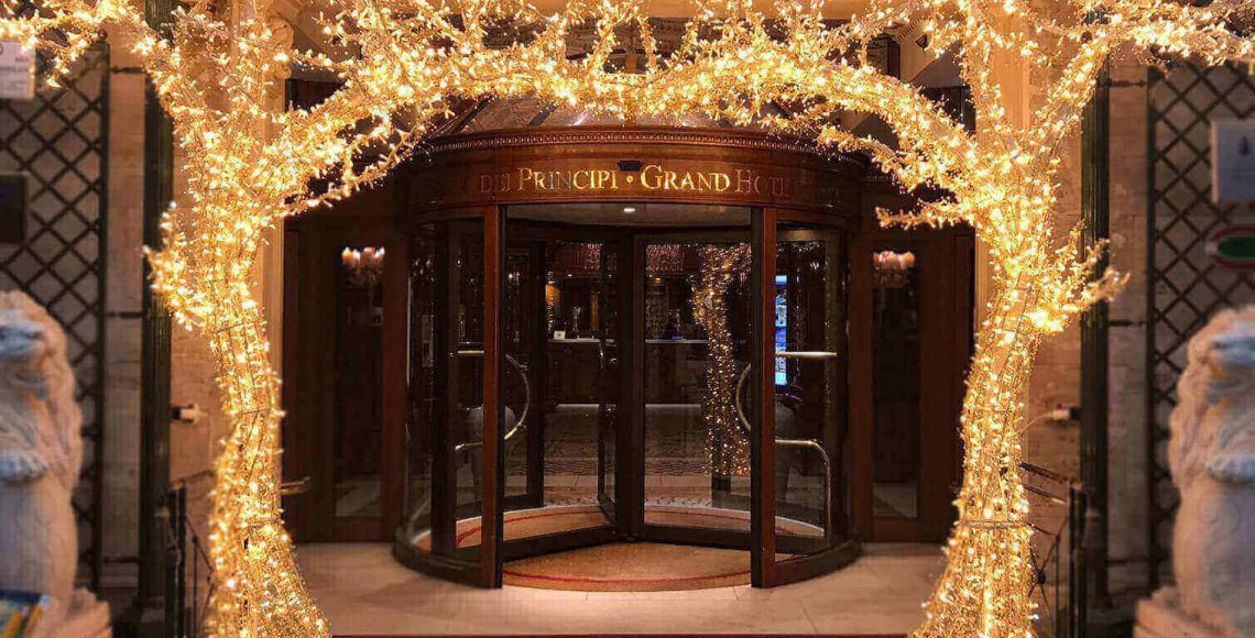 Grand Hotel Parco dei Principi Roma – Illuminazione natalizia esterna