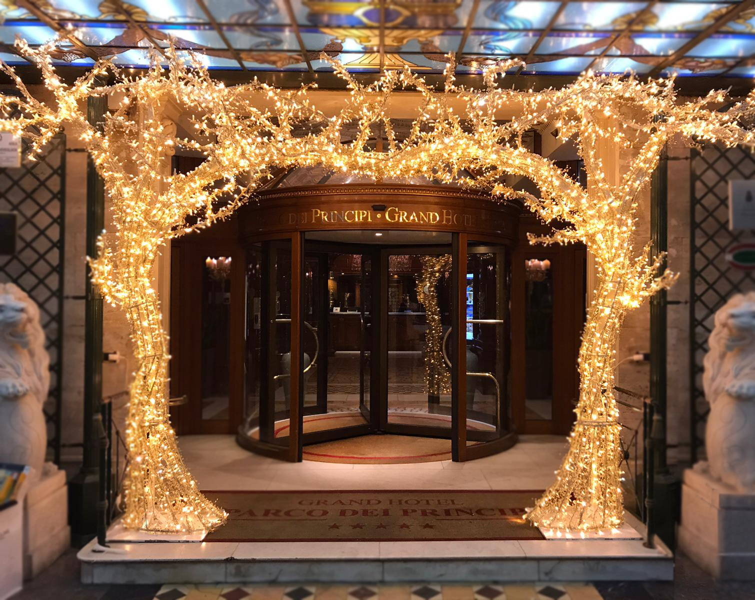 parco principi illuminazione natale