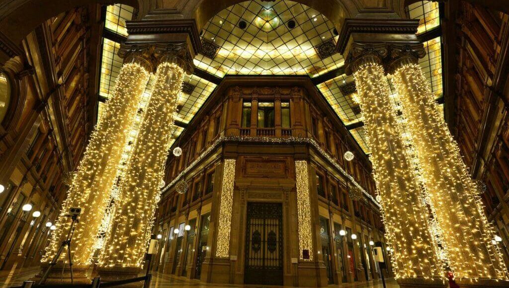 Illuminazione locali commerciali per la galleria Alberto Sordi