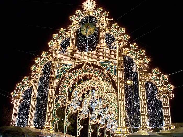 Luminarie feste patronali: le più belle tra eventi religiosi e culturali