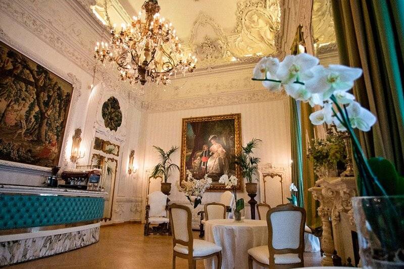 Sala interna a Palazzo Brancaccio, uno dei migliori locali per matrimoni a Roma