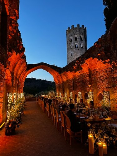 Lighting design per matrimonio